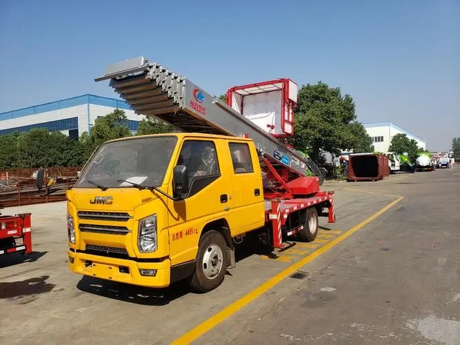 盐城大丰附近云梯车出租 砂石搬运