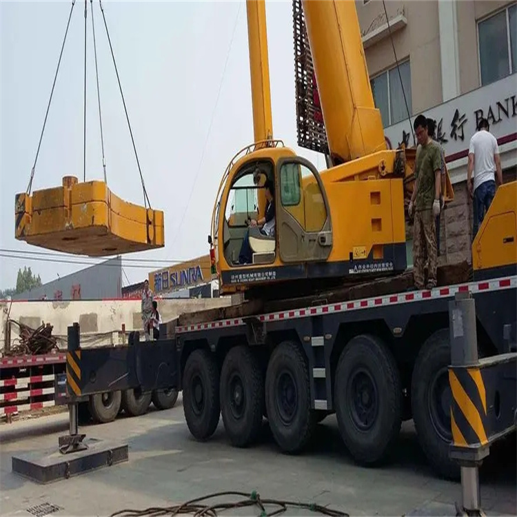 盐城大丰当地吊车出租|机器吊装|75吨|工厂搬迁服务